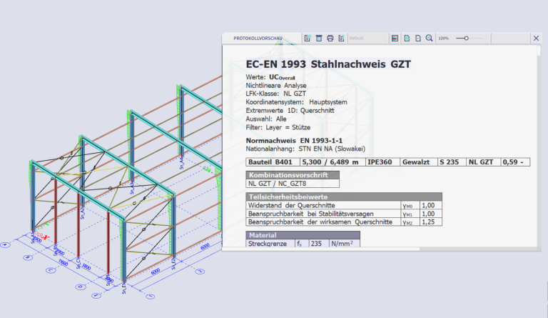 Statische Nachweise mit nationalen Parametern für Standorte wie AT, BE, SK und CZ. Deutschsprachige Projektbetreuung.